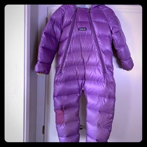 Patagonia Hi-Loft Down Sweater Bunting - 18-24 mo